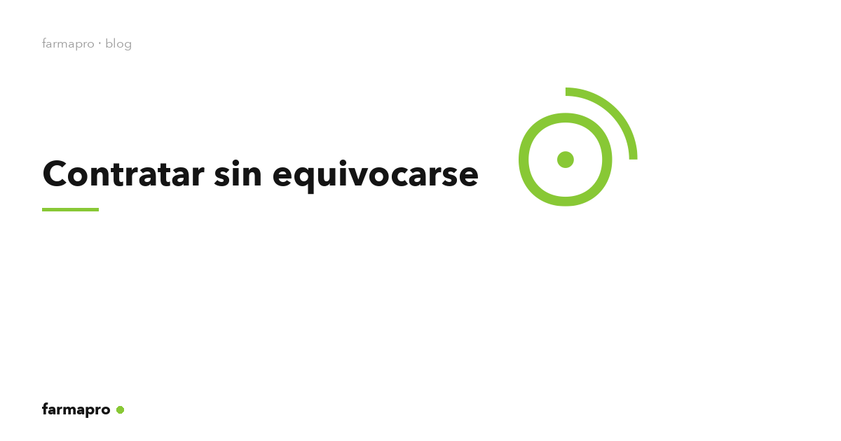 Guion de entrevista sobre el mostrador de una farmacia — contratar sin equivocarse