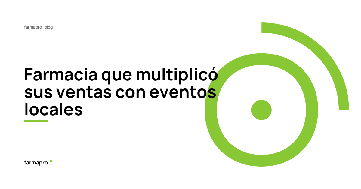 Farmacia que multiplicó sus ventas con eventos locales