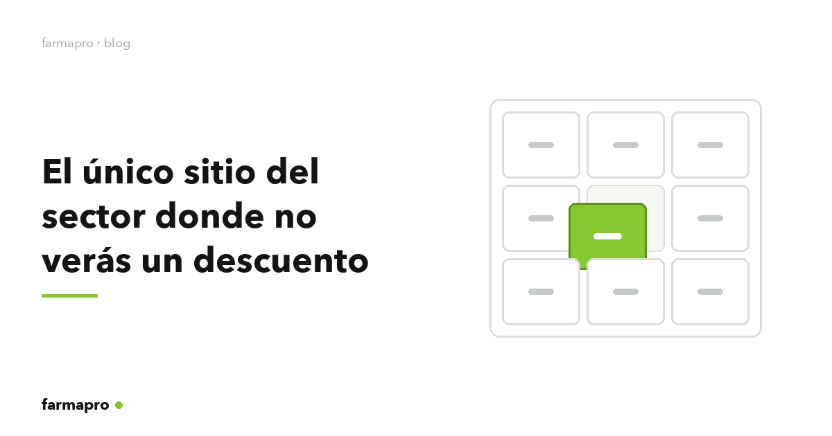 La cajonera de la Rebotica de farmapro con un cajón abierto: aquí no entra ningún descuento