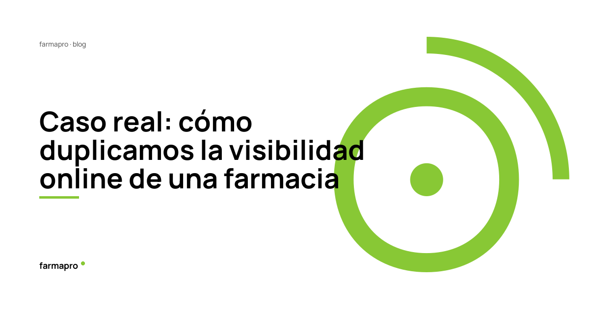 Caso de éxito: duplicamos la visibilidad online de una farmacia local